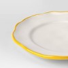 7" 4pk Stoneware Appetizer Plate Set - Threshold™ - 4 of 4