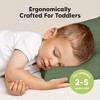 KeaBabies Jumbo Toddler Pillow with Pillowcase, 14X20 Soft Organic Toddler Pillows for Sleeping, Kids Travel Pillow - 2 of 4