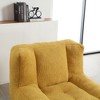 CAVINAS Fluffy Velvet Bean Bag Chair for Adults/Kids,Lazy Sofa Chair with Memory Foam and Ottoman for Living Room,Bedroom,Office - 4 of 4