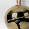 4ct Christmas Jingle Bell Christmas Ornament Set Matte Gold - Wondershop™ - 3 of 3