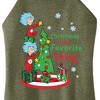 Women's - Dr. Seuss - Christmas Is A Family Thing Graphic High Neck Tank - 2 of 4