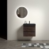 Vynxaria 24" Walnut  Bathroom Vanity with Sink, Large Storage Wall Mounted Floating Bathroom Vanity for Modern Bathroom, Pre-assembled - 3 of 4