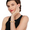 Ross-Simons 0.28 ct. t.w. Diamond Cuff Bracelet in Sterling Silver and 18kt Yellow Gold Over Sterling Size 7 - 2 of 3