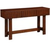 Bella Depot Mid Century Farmhouse 52" Console Table with Storage Drawers and Solid Wood Legs - 3 of 4