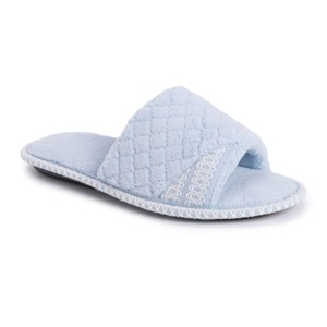 MUK LUKS Women's Sally Open Toe Scuff Slipper - 1 of 4