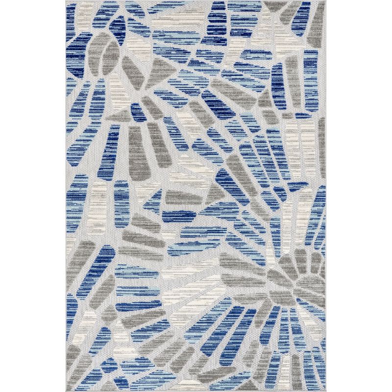 nuLOOM Misty Abstract Transitional Indoor/Outdoor Patio Area Rug, 1 of 11