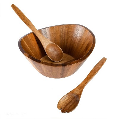 Member's Mark Acacia Wood Salad Bowl with Servers - Sam's Club