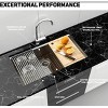 LOVMOR Simple Deluxe 32-Inch Undermount Workstation Kitchen Sink - 2 of 4