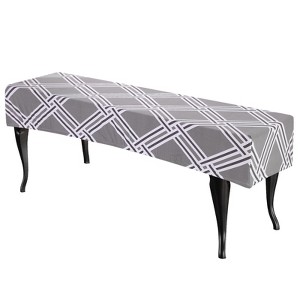 Unique Bargains Stretch Anti-Dust Protecting Washable Dining Chair Slipcovers for 42" - 54" Bench - 1 of 4