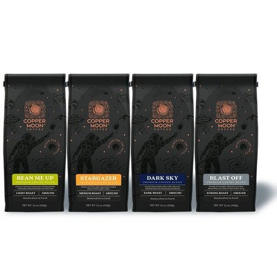 Copper Moon Variety Pack Ground Coffee - 12oz