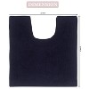 Home Weavers Luxury Collection 100% Cotton Tufted Bathroom Rug, Non-Slip Latex Bath Rug - 3 of 4