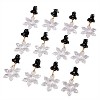 12 pcs Snowflake Christmas Beard Ornaments w Easy Clip - Show Holiday Spirit on Your Facial Hair - Great Gag Gift or Decorative Accessory for Ugly - 2 of 4