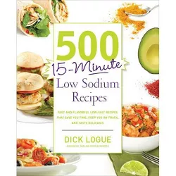 500 15-Minute Low Sodium Recipes - by  Dick Logue (Paperback)