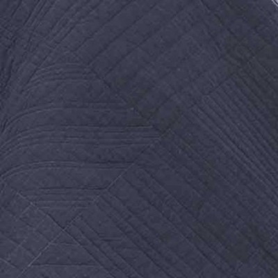 Casual Comfort King Cotton Quilt Set in Washed Denim Blue with Reversible Chrome Gray