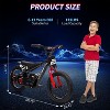 24V Electric Dirt Bike, 250w Electric Motorcycle, 16 Inch Electric Balance Bike for Ages 6-12, Up to 15.53MPH & 3 Speed Settings - 3 of 4