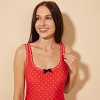 Women's Over the Shoulder High Leg Super Cheeky Polka Dot One Piece Swimsuit - Wild Fable™ Red/White - 4 of 4