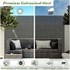 PAGED Metal Balcony Privacy Screens Outdoor and Panels with Free Standing, Freestanding Outdoor Privacy Screen, Privacy Fence Screen - 2 of 4
