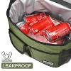 Tirrinia Large Lunch Bag for Women Men, 10.5L Insulated Leakproof Thermal Reusable Lunch Cooler Tote Bag with Front Pockets - 4 of 4