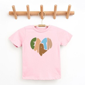The Juniper Shop Earth Heart Toddler Short Sleeve Tee - 1 of 2
