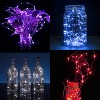 FAAYFIAN 12-Pack 7 ft 20-LED Fairy Lights, Battery Operated Multi-Color Silver Wire Firefly String Lights - 4 of 4
