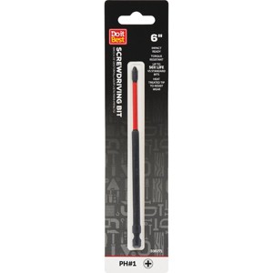 Do it Best  6 In. Phillips #1 Impact Ready Screwdriver Bit QJDIB-SC-004 - 1 of 2