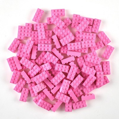 Strictly Briks Classic Bricks Starter Kit, Pink, 96 Pieces, 2x4 Studs ...