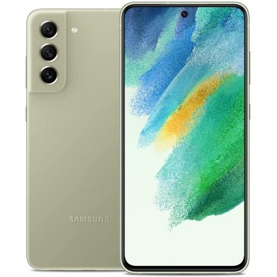 Manufacturer Refurbished Samsung Galaxy S21 FE 5G G990U (Fully Unlocked) 128GB Olive (Grade A)