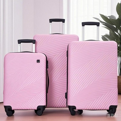 KTMBDW Luggage 3 Piece Set Suitcase Spinner Hardshell Lightweight TSA Lock (3 piece set(20in24in28in))