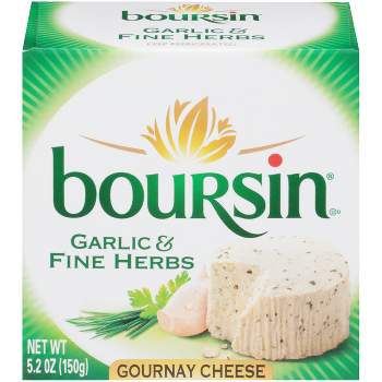 Boursin Garlic And Herb Puck Cheese - 5.2oz
