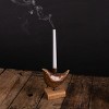 Bronze Bird Taper Candle Holder Metal & Wood - Foreside Home & Garden - 2 of 4
