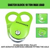 CuisinSmart Heavy Duty Tow Strap with 10 Ton Snatch Block Pulley, 3'' x8' Tree Saver Strap Off Road Recovery Kit with 45000Lbs d-Type Ring Shackle - 4 of 4