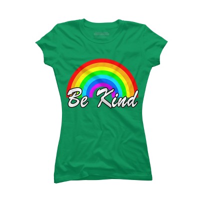 Adult Design By Humans Be Kind Rainbow Autism Awareness By T-Shirt