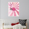 Amanti Art Festive Flamingo by Teju Reval Canvas Art Framed - 4 of 4