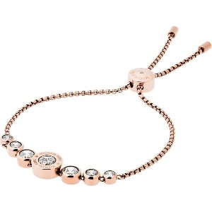 Rose Gold Tone Bracelet for Women, Logo Accent Fashion Jewelry with Luxe Finish - 1 of 4