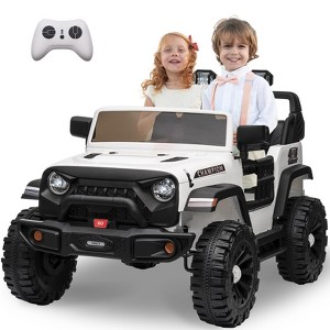24V Ride On Car 2 Seater, XL Electric Vehicles for Big Kids with 20" Wide Seat, 3 Speed, 2x200W Powerful Motor - 1 of 4