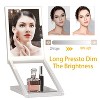 Makeup Mirror Vanity Mirror with Lights,10X Magnification 3 Color Lighting,Portable LED Makeup Mirror (White) - 2 of 4