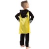 WARNER BROS Justice League Batman Baby Zip Up Cosplay Costume Coverall and Cape Newborn to Little Kid - 4 of 4