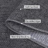 Washable Bathroom Rug,Ultra-Thin Non-Slip Modern Solid Carpet for Entrance, Kitchen & Bathroom - 3 of 4
