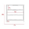 Kaia 3 Drawers Dresser, Superior Top -Light Gray - 3 of 4