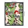 Amanti Art Zebra Harem by Uma Gokhale Framed Canvas Wall Art - 3 of 4