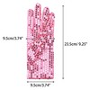 INSPIRE CHIC Women's Sequin Wrist Full Finger Sparkly Sleeves Gloves for Party Banquet Costume Prom Dress 1 Pair - 2 of 4
