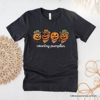 Country Pumpkin Rustic T-Shirt, Cute Fall Tee for Autumn Season| OrnamentallyYou