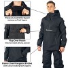 Alpine Swiss Mens Snowboard Jacket 10K Waterproof Hooded Ski Shell Anorak Breathable Windproof Pullover Winter Sport Coat - 3 of 4