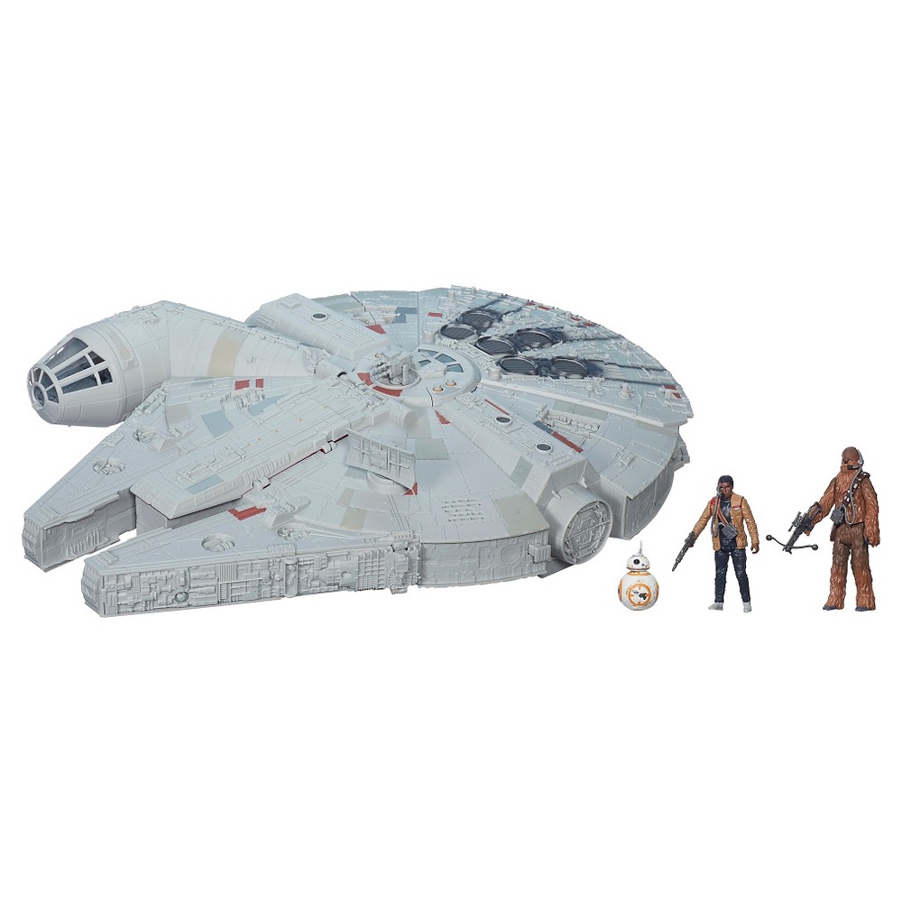 UPC 630509346554 product image for Star Wars The Force Awakens Battle Action Millennium Falcon | upcitemdb.com