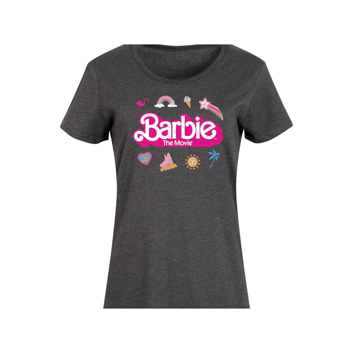 Women's - Barbie - Movie Logo Icons Graphic T-shirt Dress - thumbnail 7