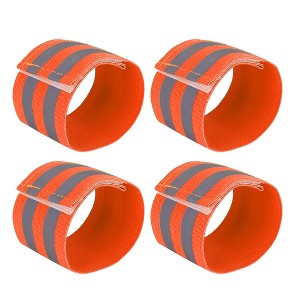 Unique Bargains Cycling Wrist Reflective Bands 4 Pcs - 1 of 4