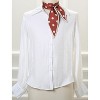 INSPIRE CHIC Women's Chic Polka Dot Skinny Bag Accessory Neckerchief Scarves Hair Band Ribbon - 2 of 4