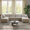 WJShome 6-Piece Cloud Modular Sectional Sofa,160.6"Down Filled Couch for Living Room,Sofa Cover Washable & Removable - 3 of 4
