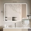 36x28 inch Bathroom Mirror, Vanity Mirror for Bathroom, Anti-Fog Lighted Vanity Mirrors for Wall Mounted, 5 level Adjustable, Horizontal/Vertical - 3 of 4