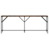vidaXL Console Table Smoked Oak 78.7 in.x11.4 in.x29.5 in. Engineered Wood - 4 of 4